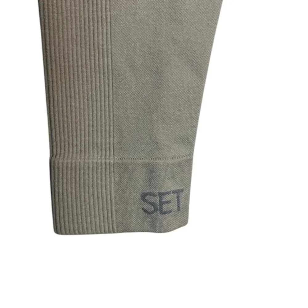 Set Active‎ Women's M Sculptflex Leggings Beige Nylon Spandex Athletic Sporty